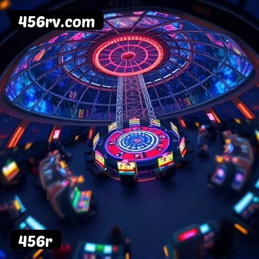 Plataforma 456r mostrando interface moderna, jogos certificados e recursos de segurança licenciados